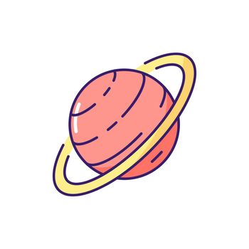 Saturn RGB color icon