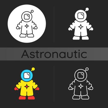 Astronaut dark theme icon