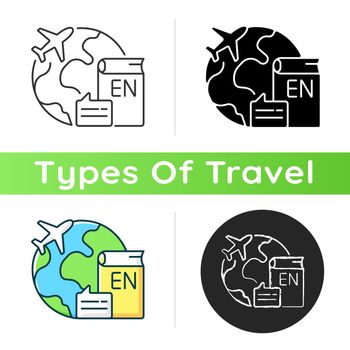 Travel to teach English icon