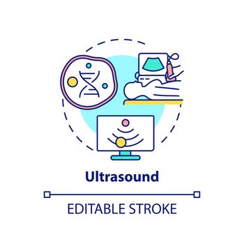Ultrasound concept icon