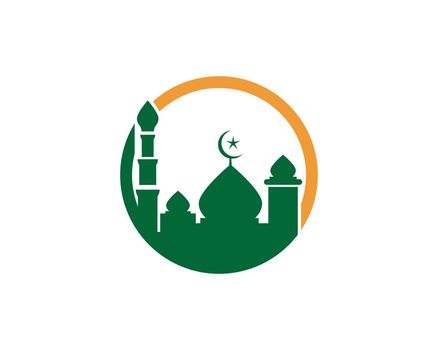 Mosque icon vector