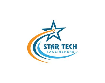 Star tech Logo Template