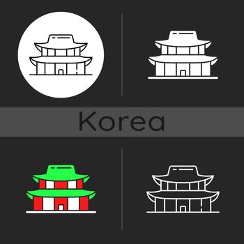 Gyeongbok palace dark theme icon