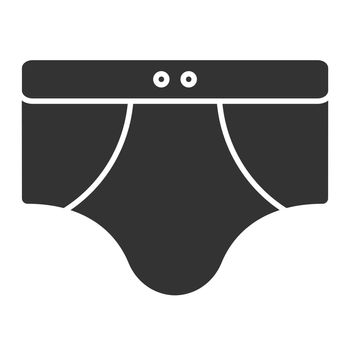 Underwear con design glyph style