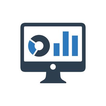 Online business report icon