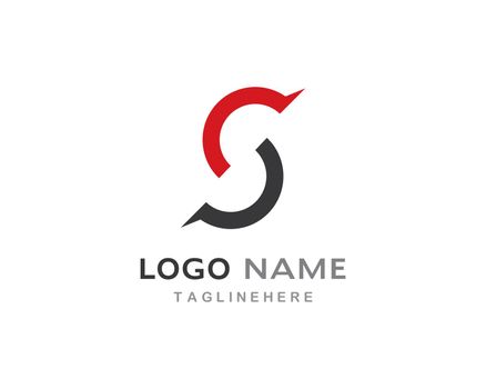  S letter logo design 