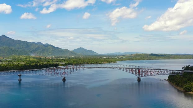 Samar, Philippines. The San Juanico Bridge connects Samar and Leyte Islands and is the longest bridge in the country.