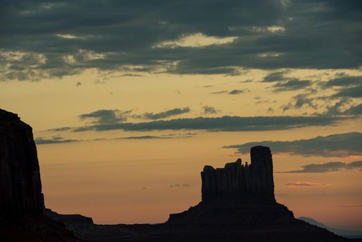 Utah John Ford's Point Monument Valley silhouette