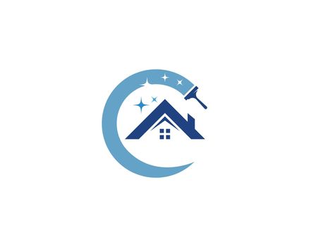 House cleaner logo 