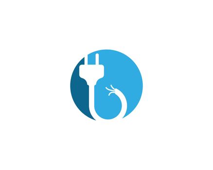 electric Plug logo vector
