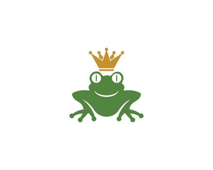 King Frog Logo Template 