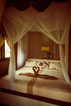 Bed with canopy