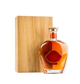 Exclusive cognac bottle