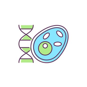 Biology RGB color icon