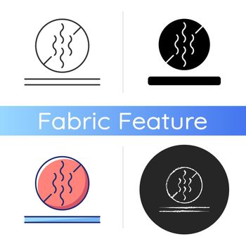 Odor resistant textile feature icon