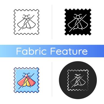 Moth repellent fabric feature icon