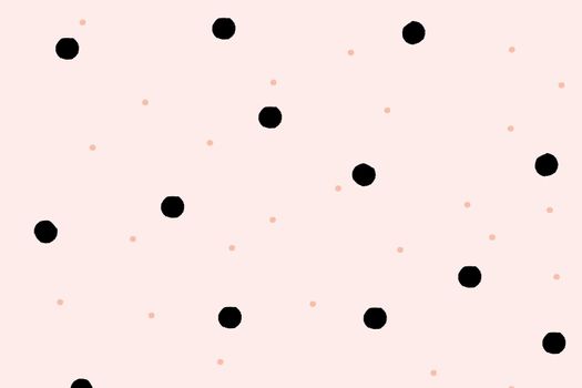 Polka dot background desktop wallpaper, cute vector