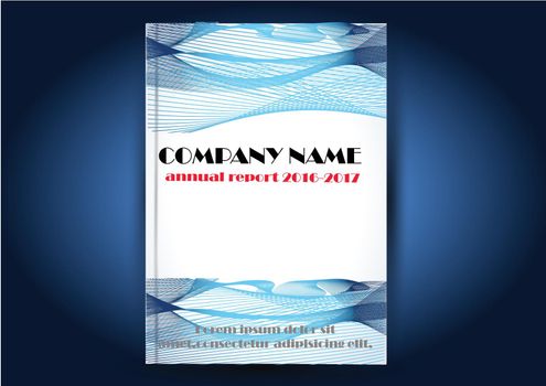 Cover Design template, annual report cover, flyer, presentation, brochure. Front page design layout template with bleed in A4 size. 