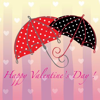 Vector stylish valentines day background 