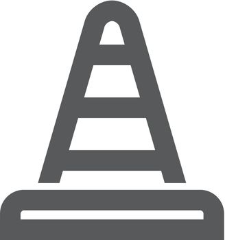 Outline Icon - Traffic cone