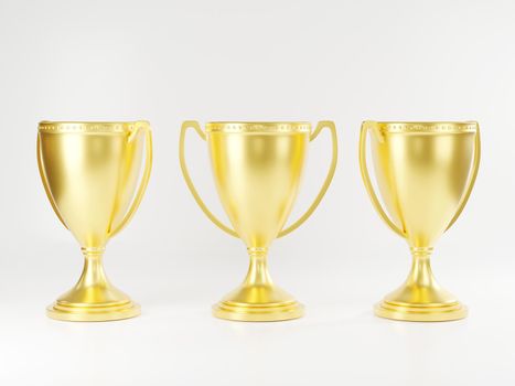 Golden trophy cup, Champion trophy