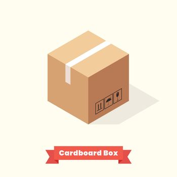 Isometric Cardboard Boxes