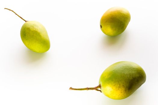Freshness mango on white background