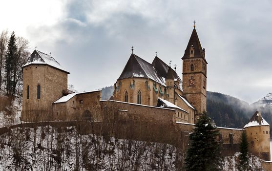 Church-Castle St.Oswald in Eisenerz