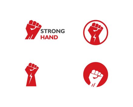 Hand strong logo