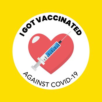 I got vaccinated banner
