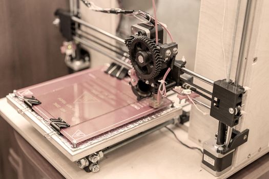 self made 3d modern electronic three dimensional printer