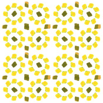 Background pattern with golden geometric pattern. Design for tiles