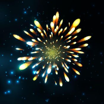 Firework, light effects isolated and grouped. .
