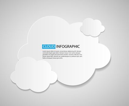 Cloud Computing Business Concept Vector Illustration