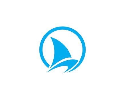 Sailing boat logo 
