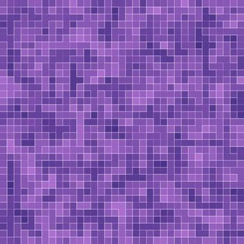 Bright purple square mosaic for textural background