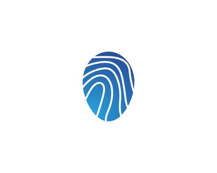 Fingerprint logo vector