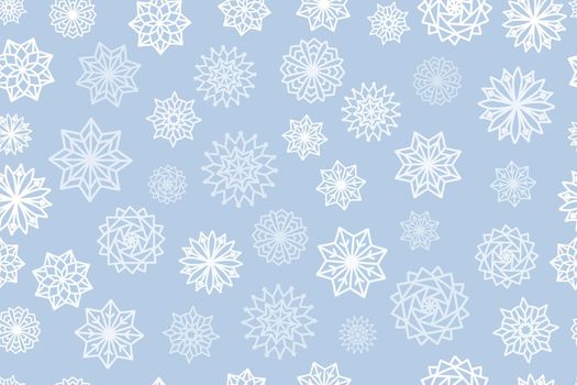 snow flake Christmas seamless pattern delicate dusty color