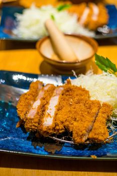 Japanese Tonkatsu (deep-fried pork cutlet)