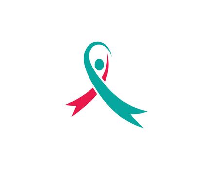 ribbon logo vector 