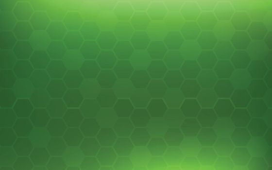 Green honeycomb abstract background. Wallpaper and texture concept. Minimal theme.