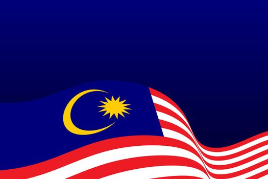 Malaysia Flag Vector icon design illustration