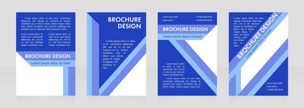 Higher education lecture blank brochure layout design. Teaching material. Vertical poster template set with empty copy space for text. Premade corporate reports collection. Editable flyer paper pages