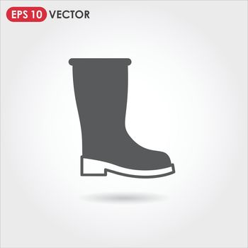 boot single vector icon