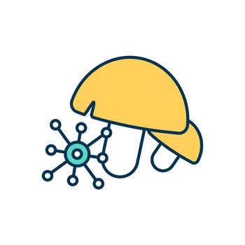 Fungus RGB color icon