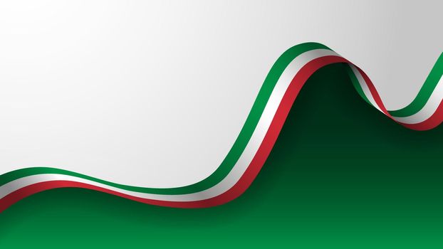 EPS10 Vector Patriotic Background with the colors of the Italian flag.