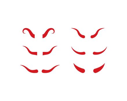 Devil horn logo vector