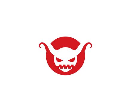 Devil logo vector 
