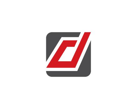 D letter logo vector