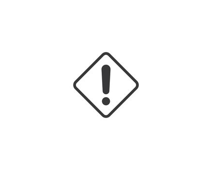 Warning icon vector